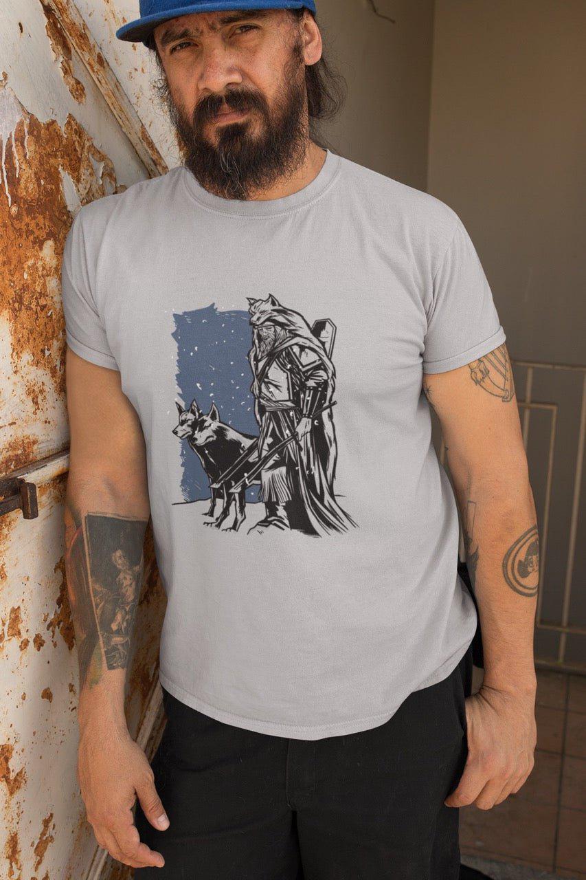 Two Wolves of Odin Viking Shirt