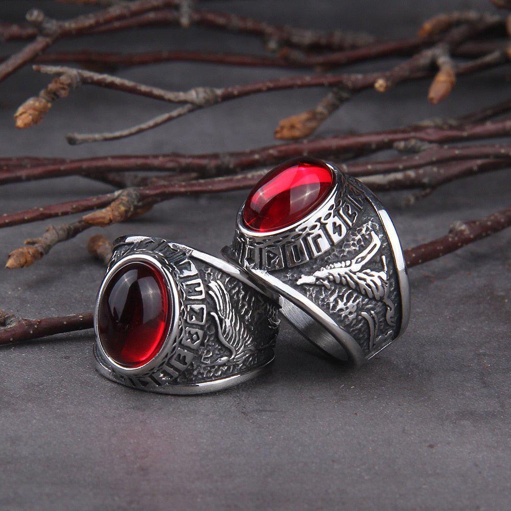 Odin Wolves and Ravens Ring from Viking Warrior Co.