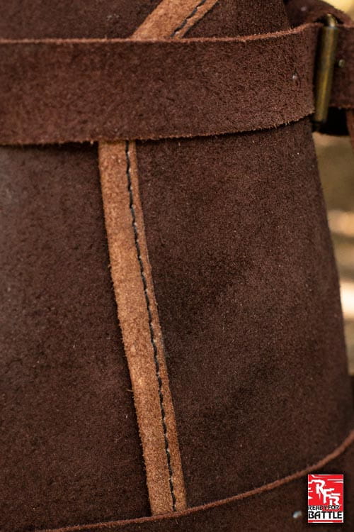 Viking Armor (Black) - Norse Leather Lamellar Cuirass - Adjustable-16-Viking Warrior