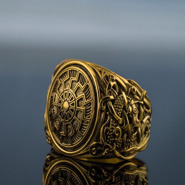 Sun gold ring online