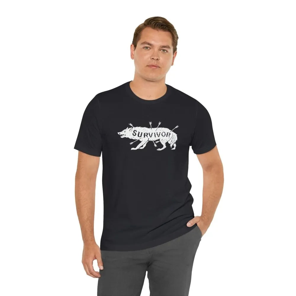 Survivor Wolf Totem Viking T-Shirt-36-Viking Warrior