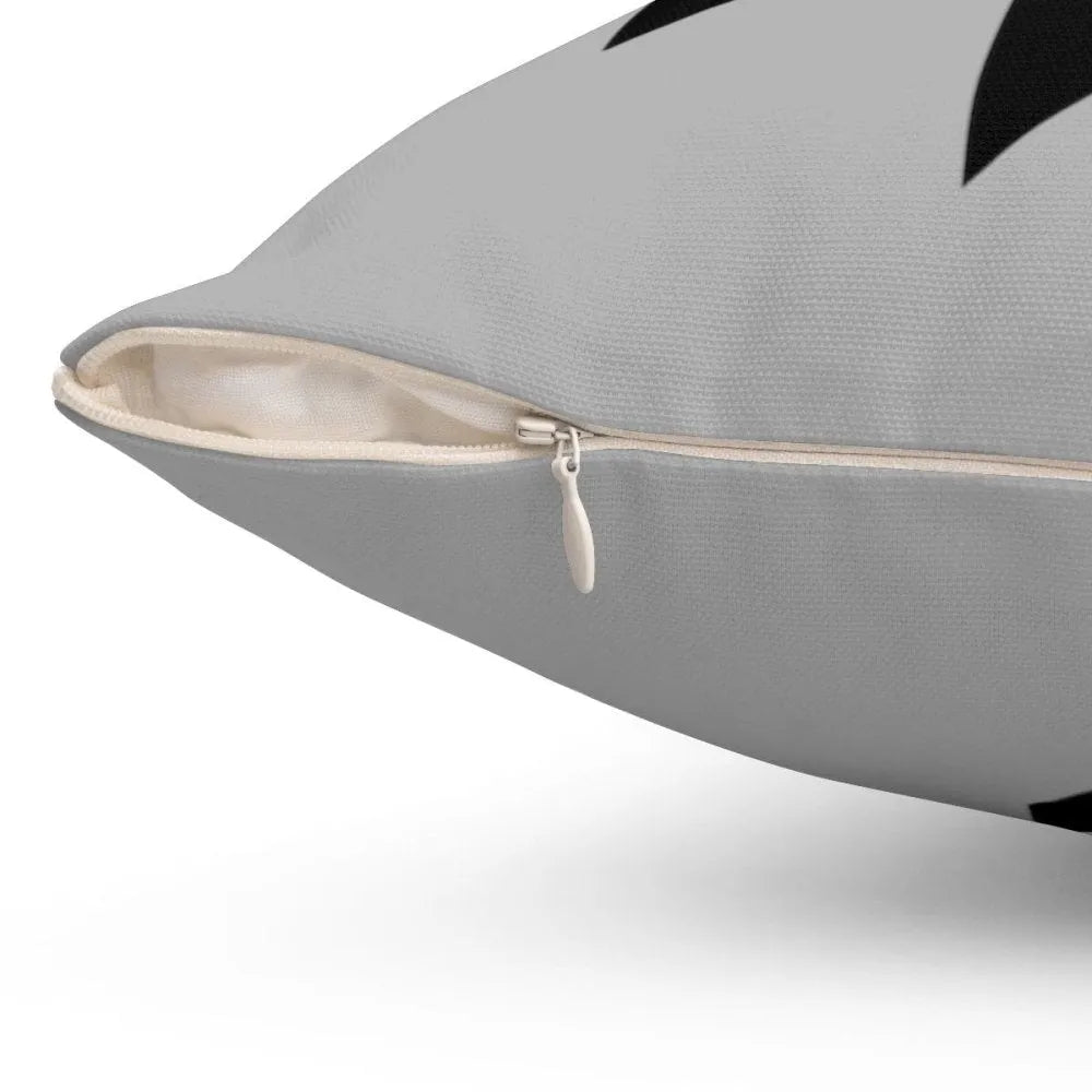 Gray Viking Protection Rune Symbol Cushion-3-Viking Warrior