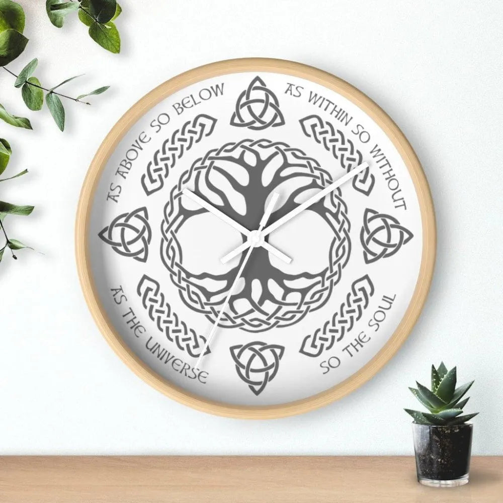 Viking Tree of Life Wall Clock-6-Viking Warrior
