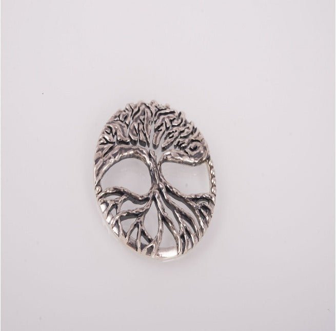 925 silver Yggdrasil The World Tree Pendant, Unique Handcrafted Viking Jewelry-4