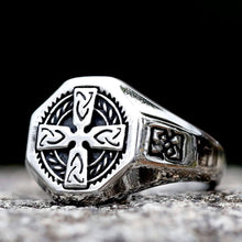 Celtic Cross Signet Ring