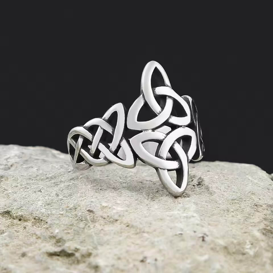 Celtic Knot Stainless Steel Ring