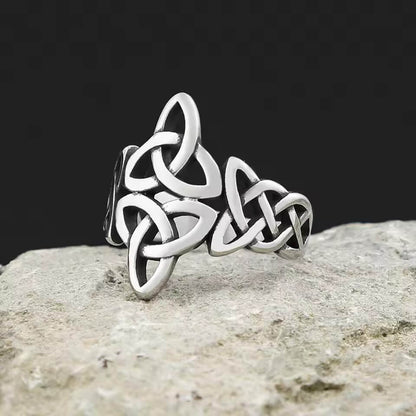 Celtic Knot Stainless Steel Ring