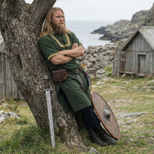 NEW ITEM - Nobles' Viking Tunic - Green Lords & Nobles Short Sleeved Tunic