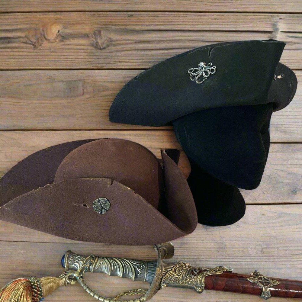 Pirate Tricorn Weathered Daily Pirate Wear