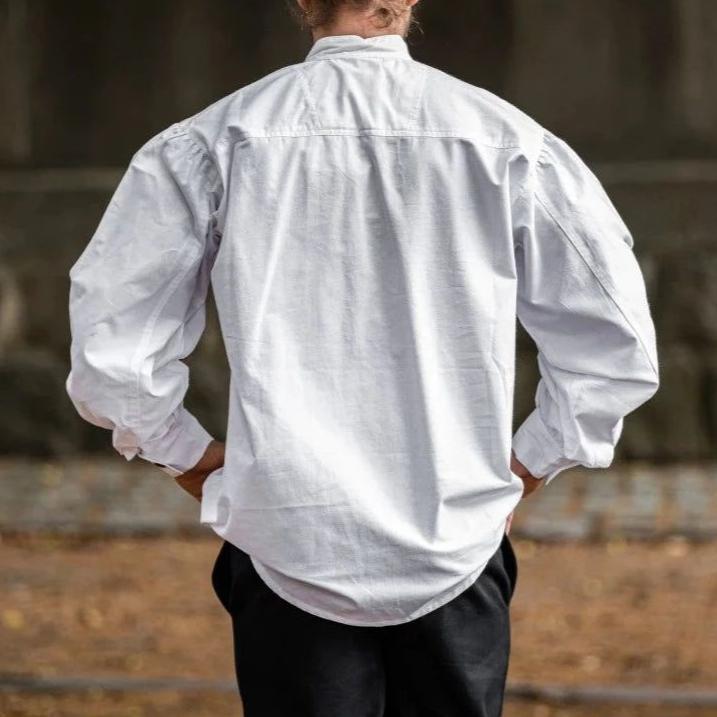 Laced Long Sleeve Viking Shirt | Adjustable Neckline-13-Viking Warrior