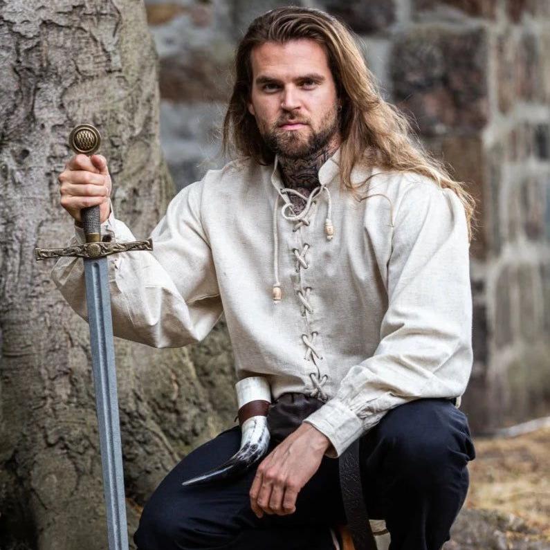 Laced Long Sleeve Viking Shirt