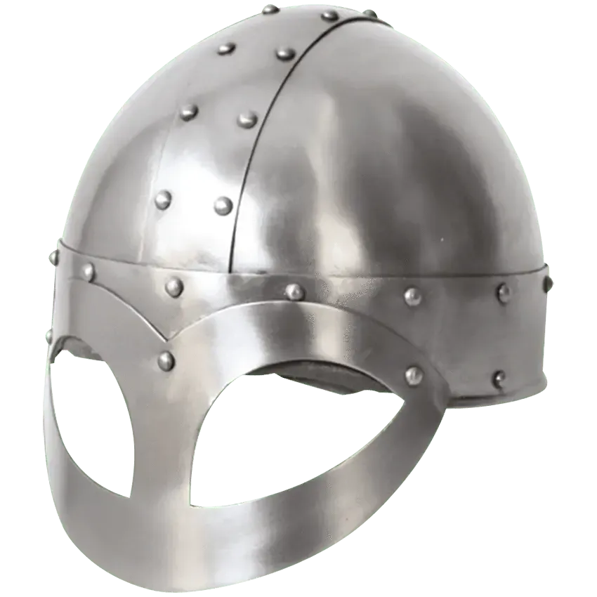 Steel Viking Face Guard Helmet | Medieval Combat Gear-4-Viking Warrior