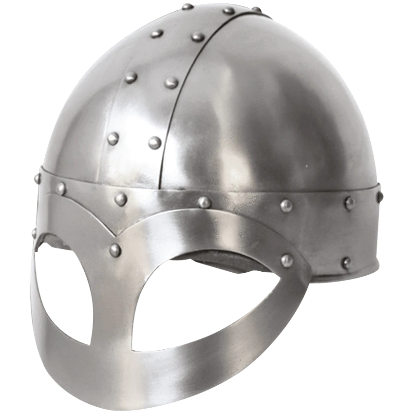 Steel Viking Face Guard Helmet | Medieval Combat Gear