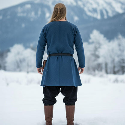 🔥 NEW Authentic Viking Wool Tunic - Blue