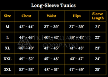 Natural Cotton Viking Tunic | Embroidered Border, Knee-Length
