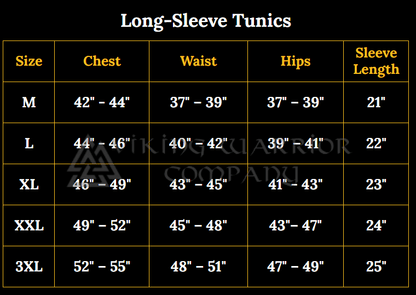 LIMITED EDITION Viking Tunic - Blue with Leather Trim & Rivets