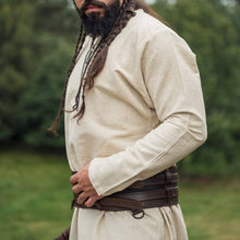 Natural Linen Viking Tunic-2-Viking Warrior