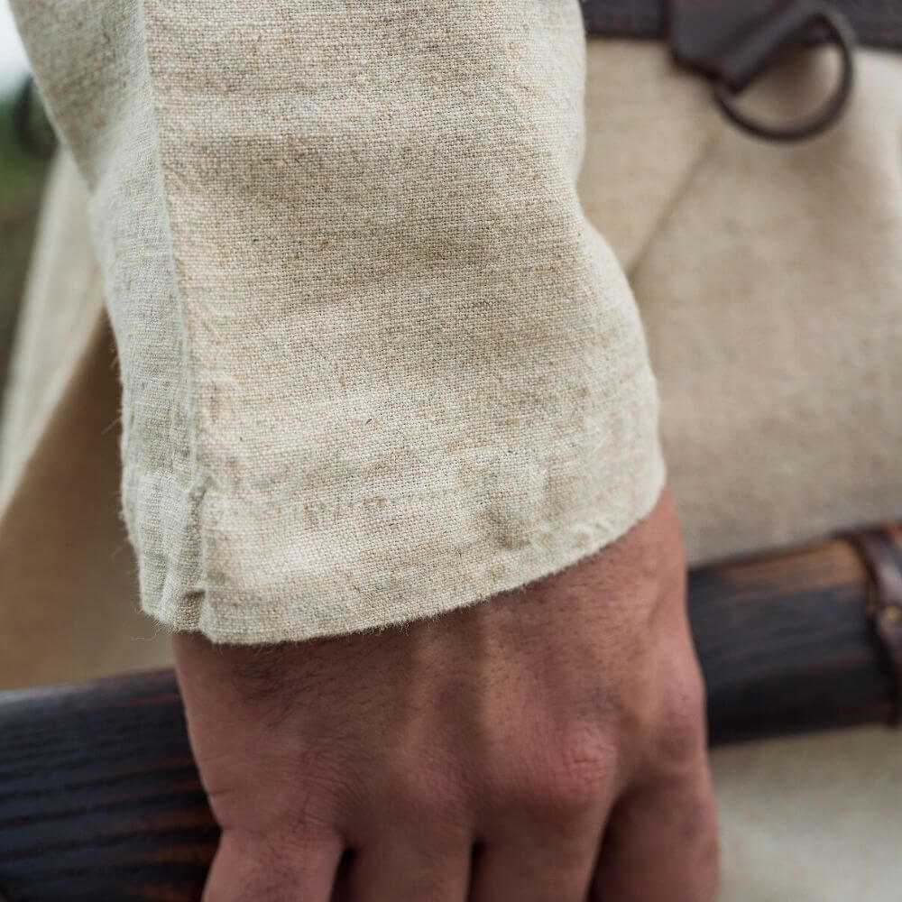 Natural Linen Viking Tunic-6-Viking Warrior