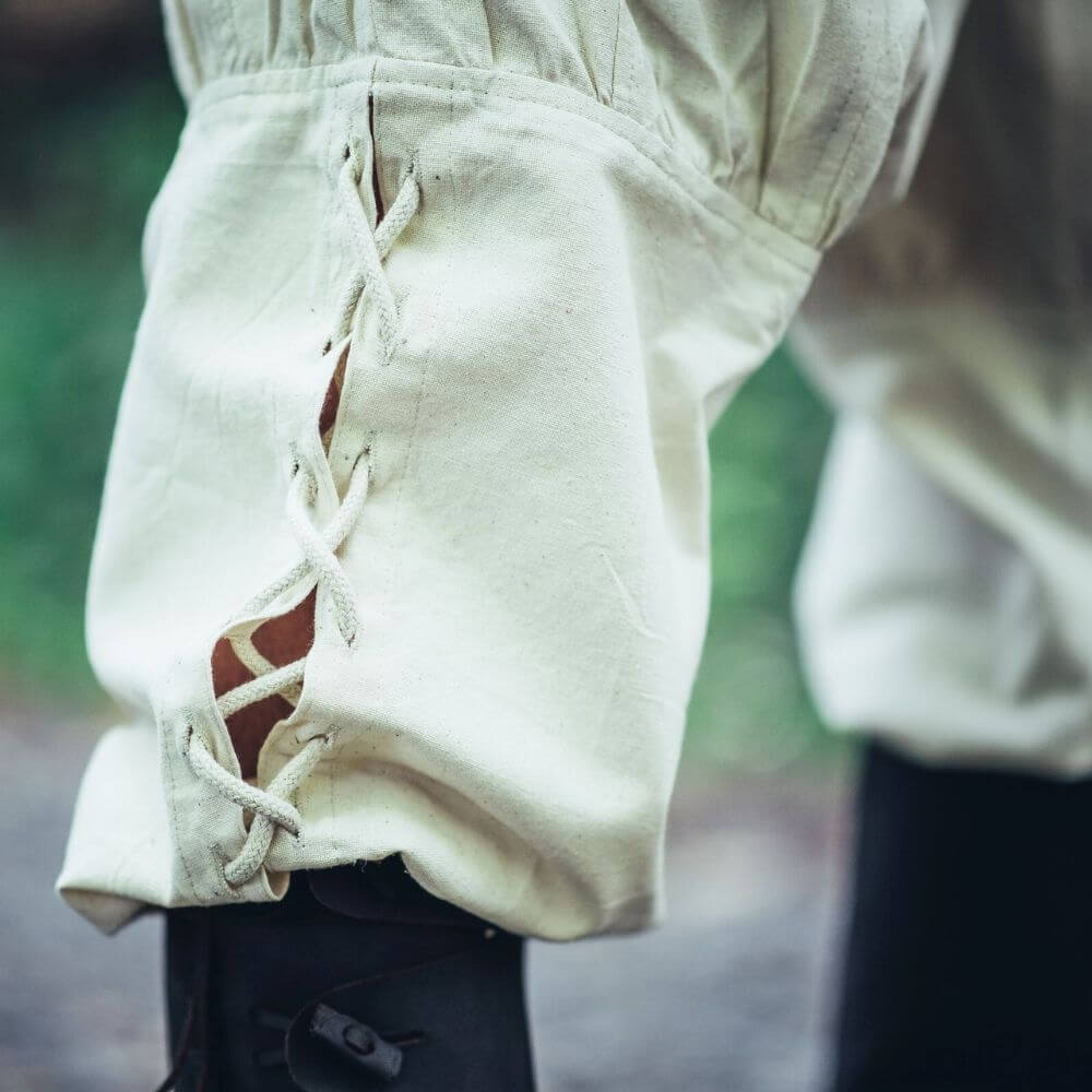 Premium Viking Pants in Natural | Norse Wanderer’s Cotton Viking Trousers