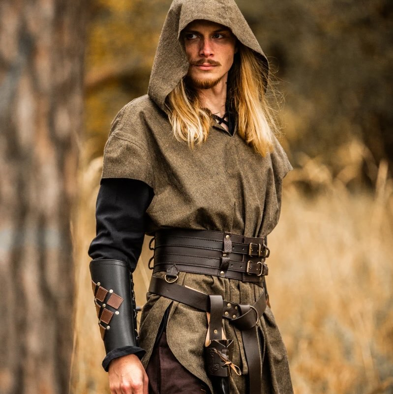 NEW Hooded Green Ranger Style Tunic