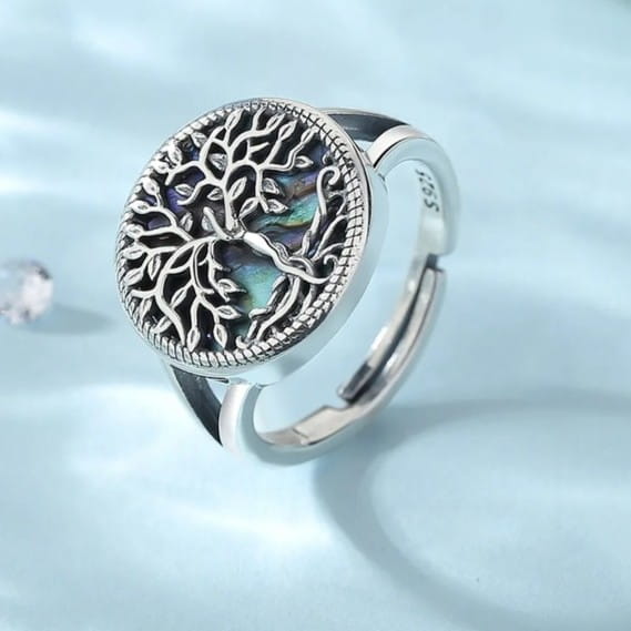 Sterling Silver Tree of Life Ring