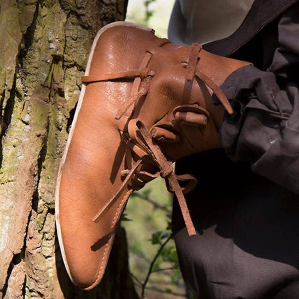 Thor’s Leather Viking Boots | Handcrafted Viking Leather Turnshoe