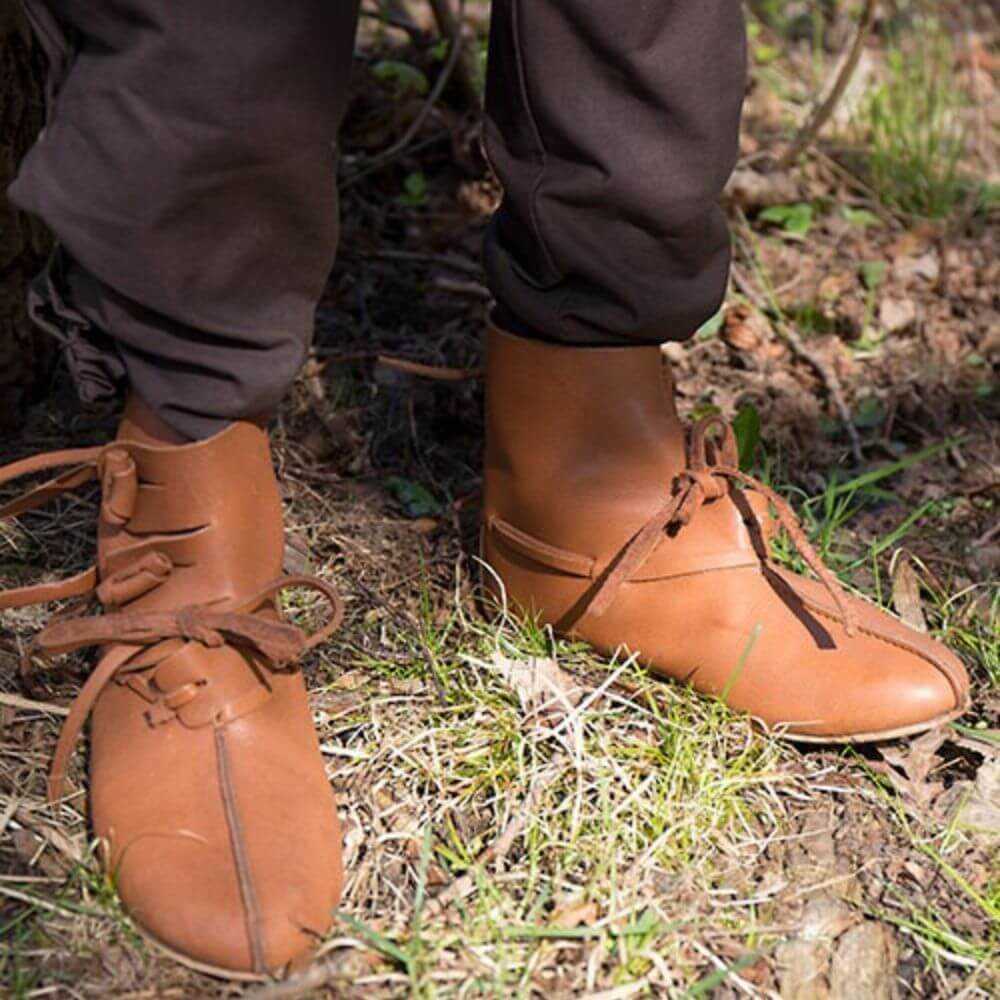Thor’s Leather Viking Boots | Handcrafted Viking Leather Turnshoe