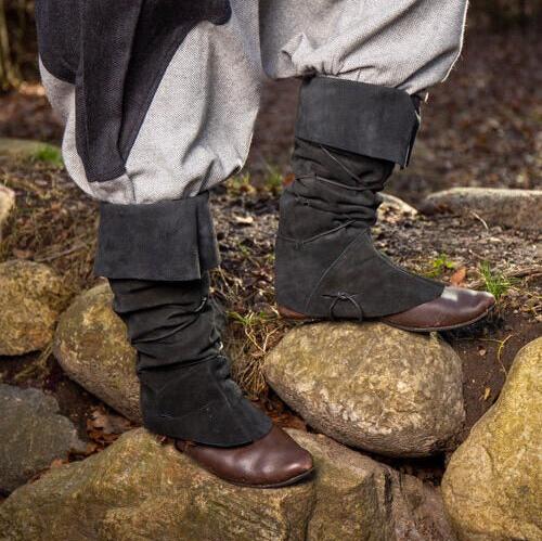 Turn your Regular Shoes into Period-ready Footwear | Black or Brown Leather-3-Viking Warrior