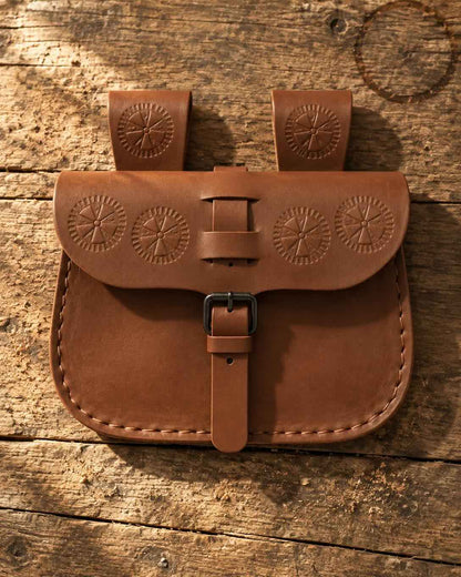 Brown Viking Belt Bag | Handmade Leather