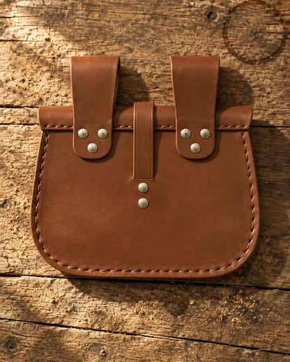 Brown Viking Belt Bag | Handmade Leather