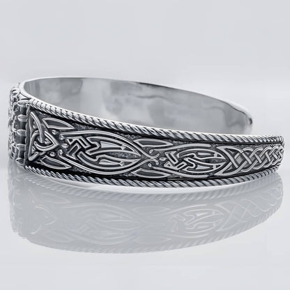 Viking Helm of Awe – Silver Cuff Bracelet