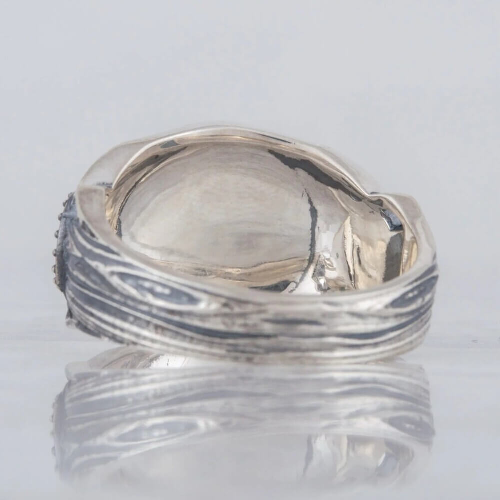 Viking Odin's Knot Valknut Ring Sterling Silver