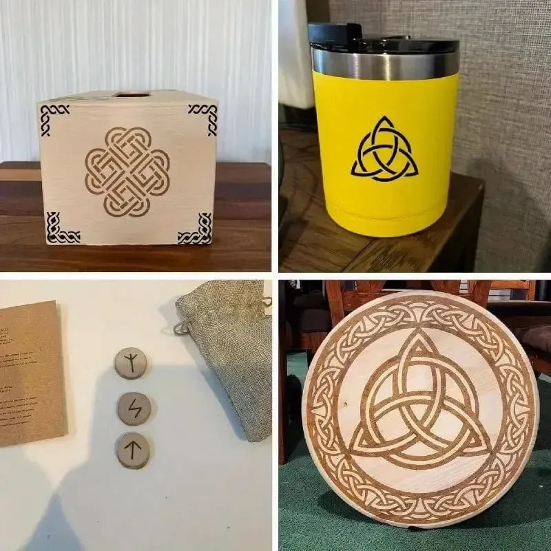 Viking Rune Stencils | Norse Symbol & Celtic Border Templates-2-Viking Warrior