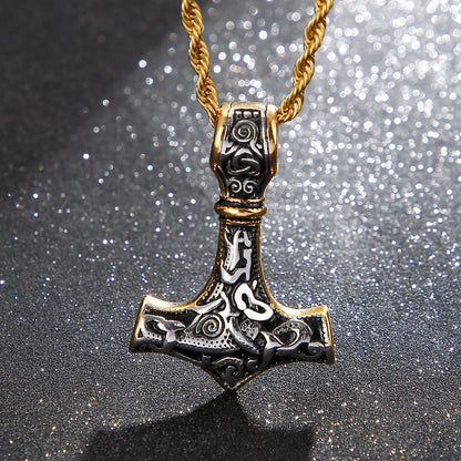 Viking Thor's Hammer Necklace-10