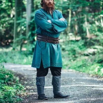 Viking Woolen Calf Wraps (Pair) | Historical Legwear-3-Viking Warrior