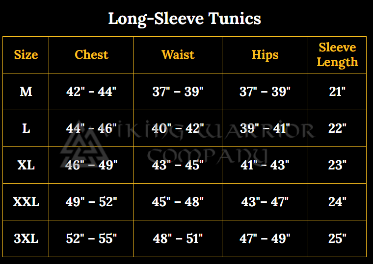 LIMITED EDITION Viking Tunic - Black with Leather Trim & Rivets