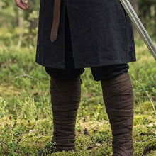 Brown Viking Wool Leg Wraps (Winingas)
