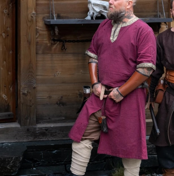 🔥 NEW Red Viking Tunic | Short Sleeves