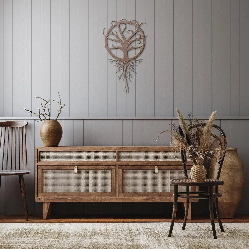 Viking Mystic Tree of Life Symbol Metal Wall Sign-4-Viking Warrior