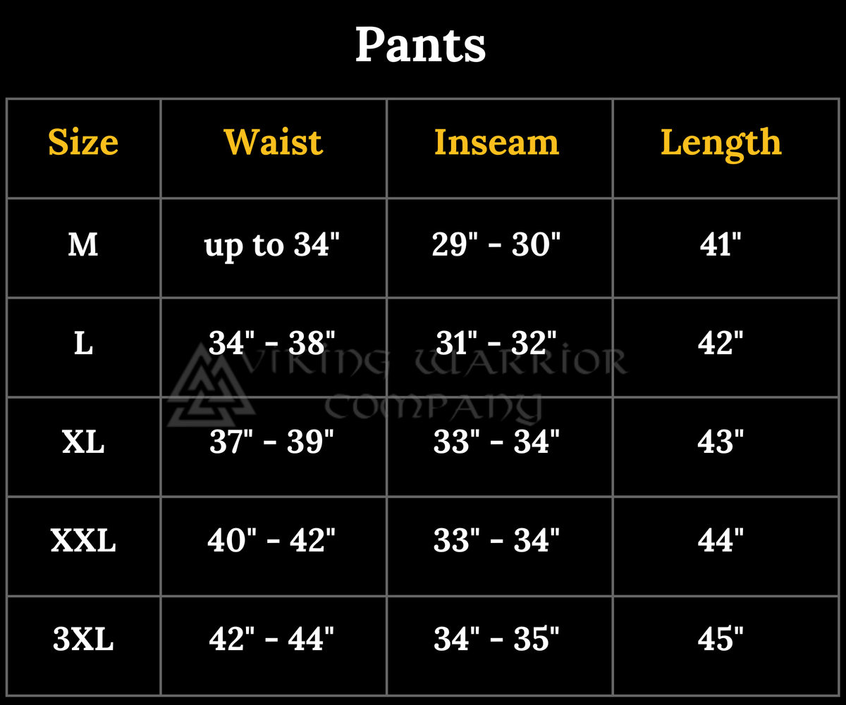 Loose Cuff Viking Pants | Lace-Up Closure