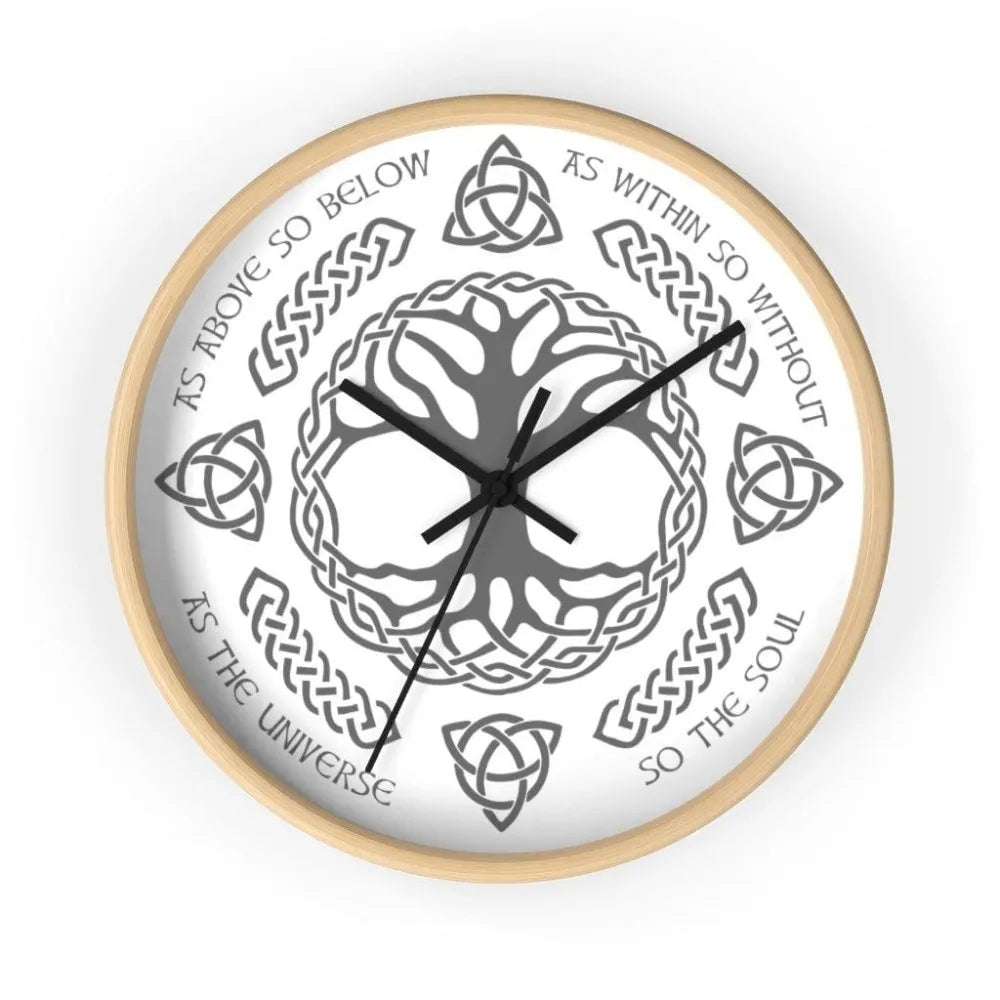 Viking Tree of Life Wall Clock-2-Viking Warrior