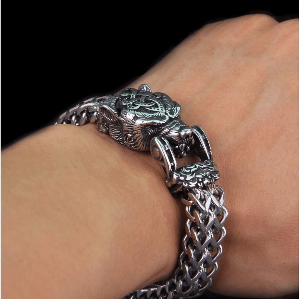 Steel Norse Viking Bracelet