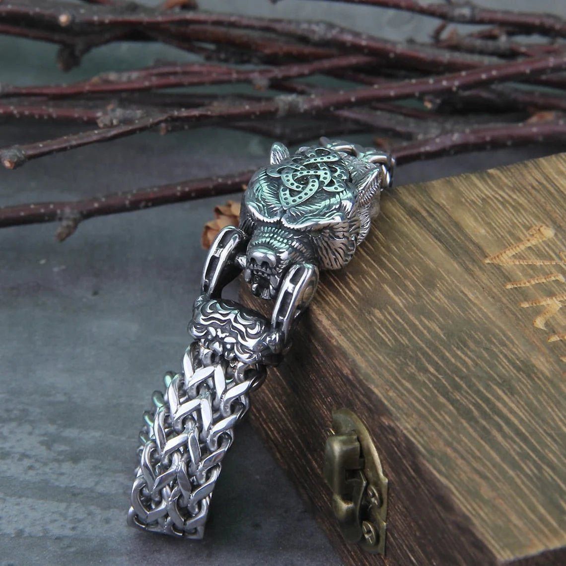 Steel Norse Viking Bracelet from Viking Warrior Co.