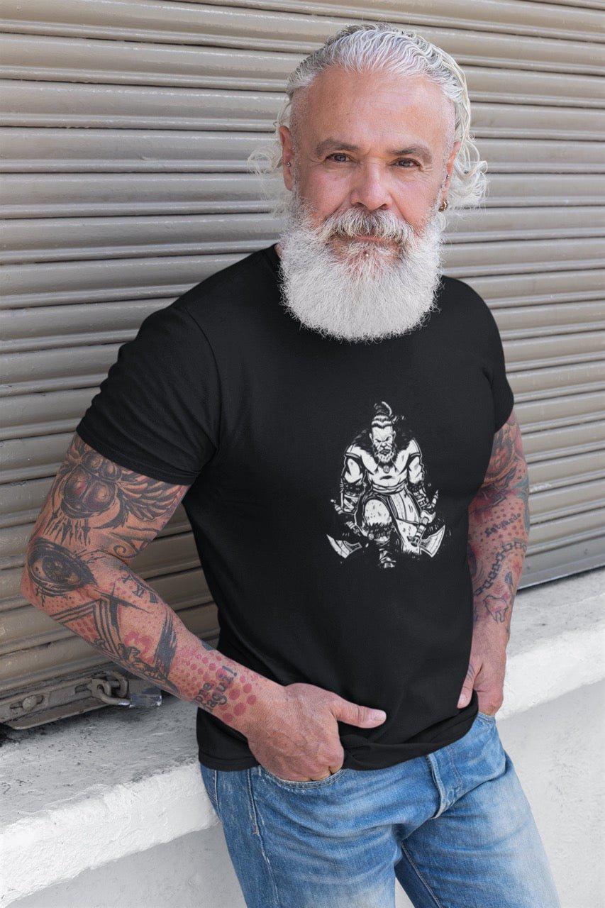 Berserker Viking Warrior With Two Axes Shirt
