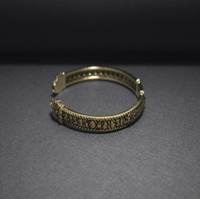 Bronze Jormungandr Bracelet