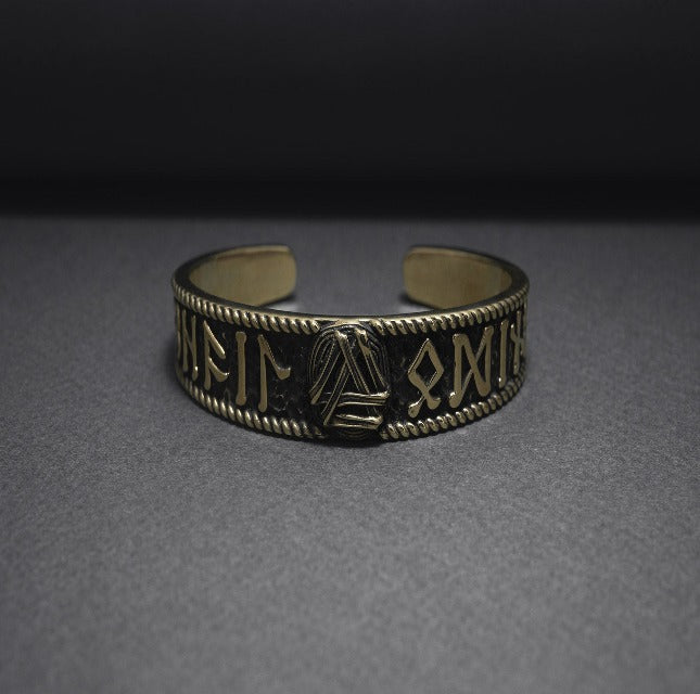 Bronze Viking Triquetra Bracelet