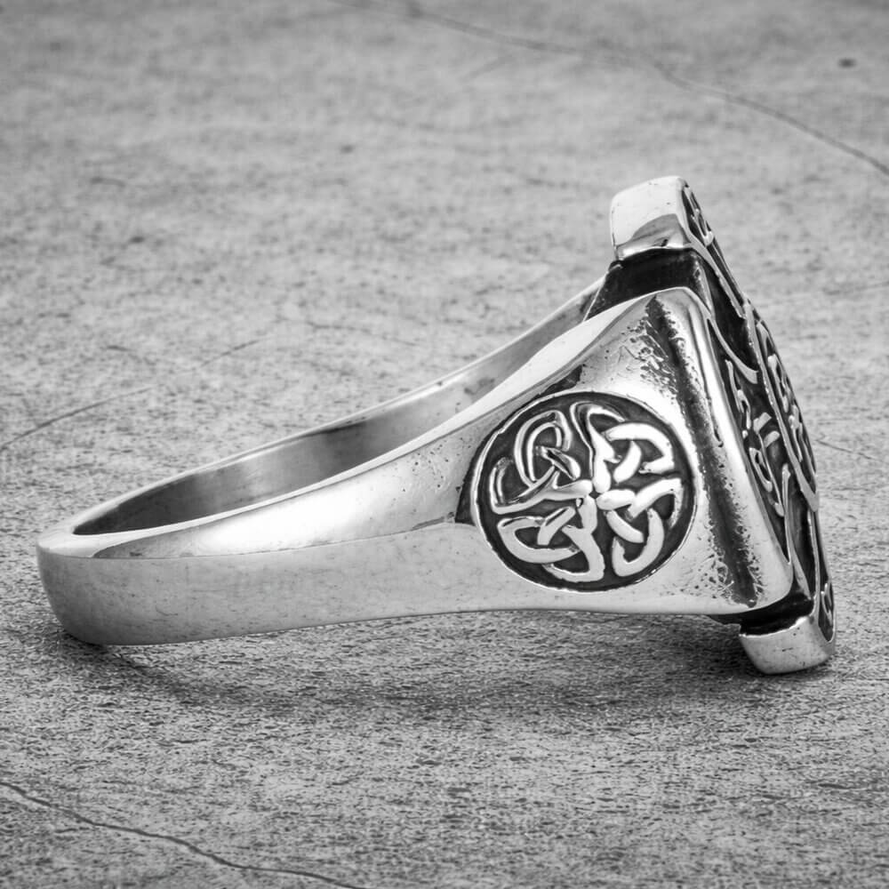 Celtic Cross Stainless Steel Ring