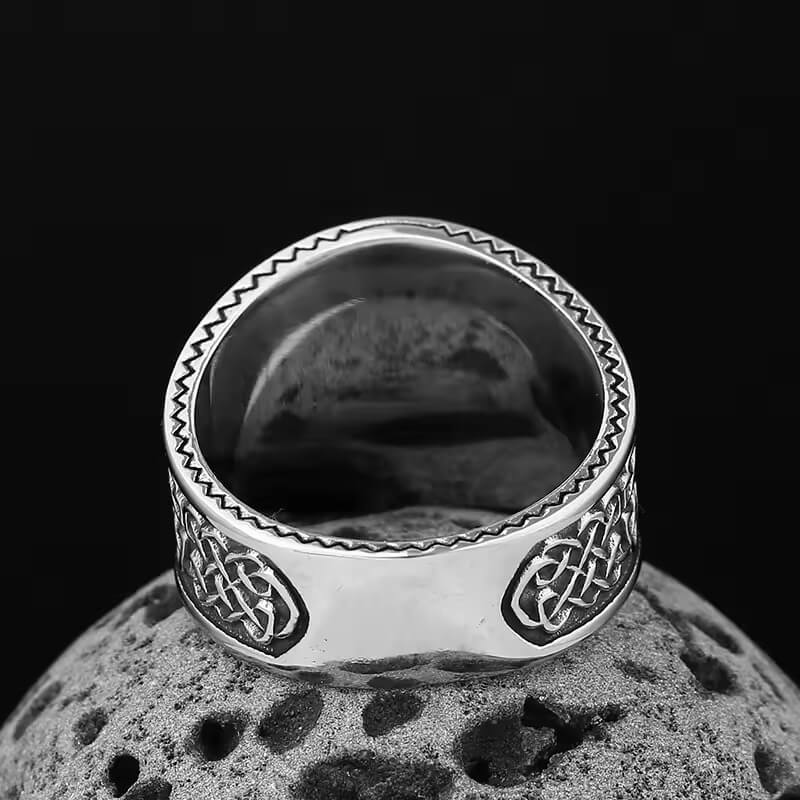 Celtic Tree of Life Raven Ring