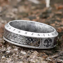 Celtic Tree of Life Rune Stainless Steel Ring