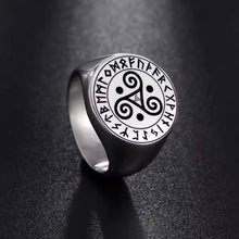 Celtic Triskele Rune Stainless Steel Ring